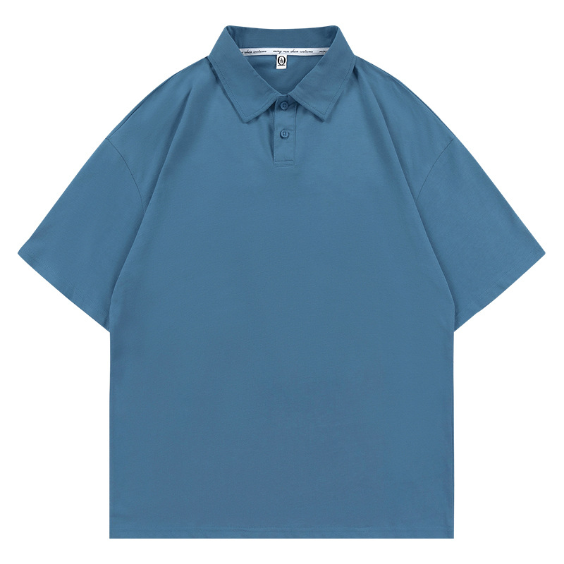 7A antibacteriano cuatro cierre Solona marca de moda con solapa de manga corta polo ropa de trabajo camisa cultural ropa personalizada