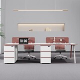 硕然 Столовые столы и кресла в Zhenxuan. Простой современный компьютер