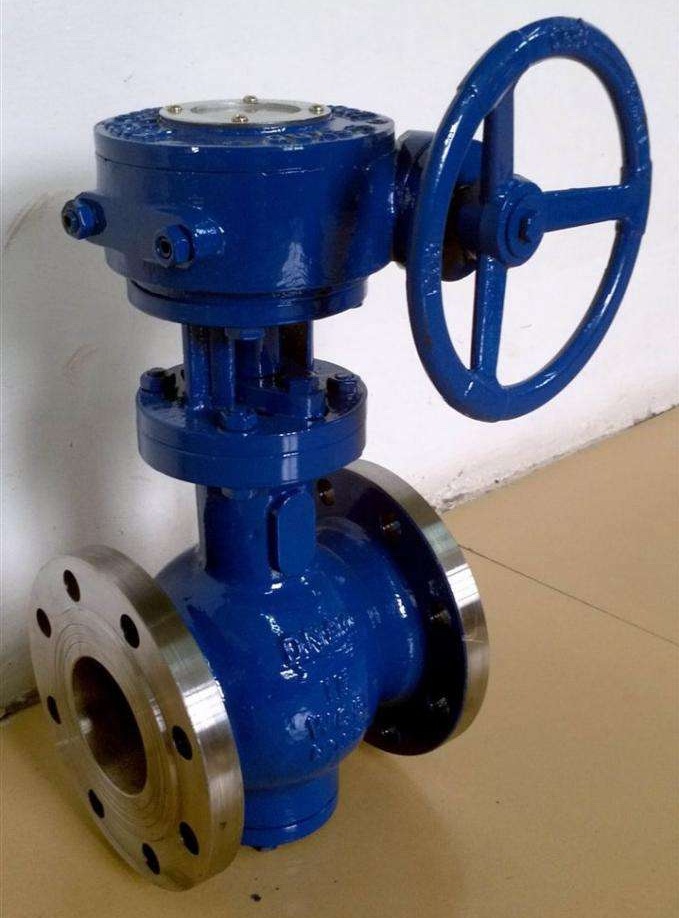 PQ340H,PQ340Y,PQ340F双偏心半球阀 不锈钢法兰蜗轮电动气动