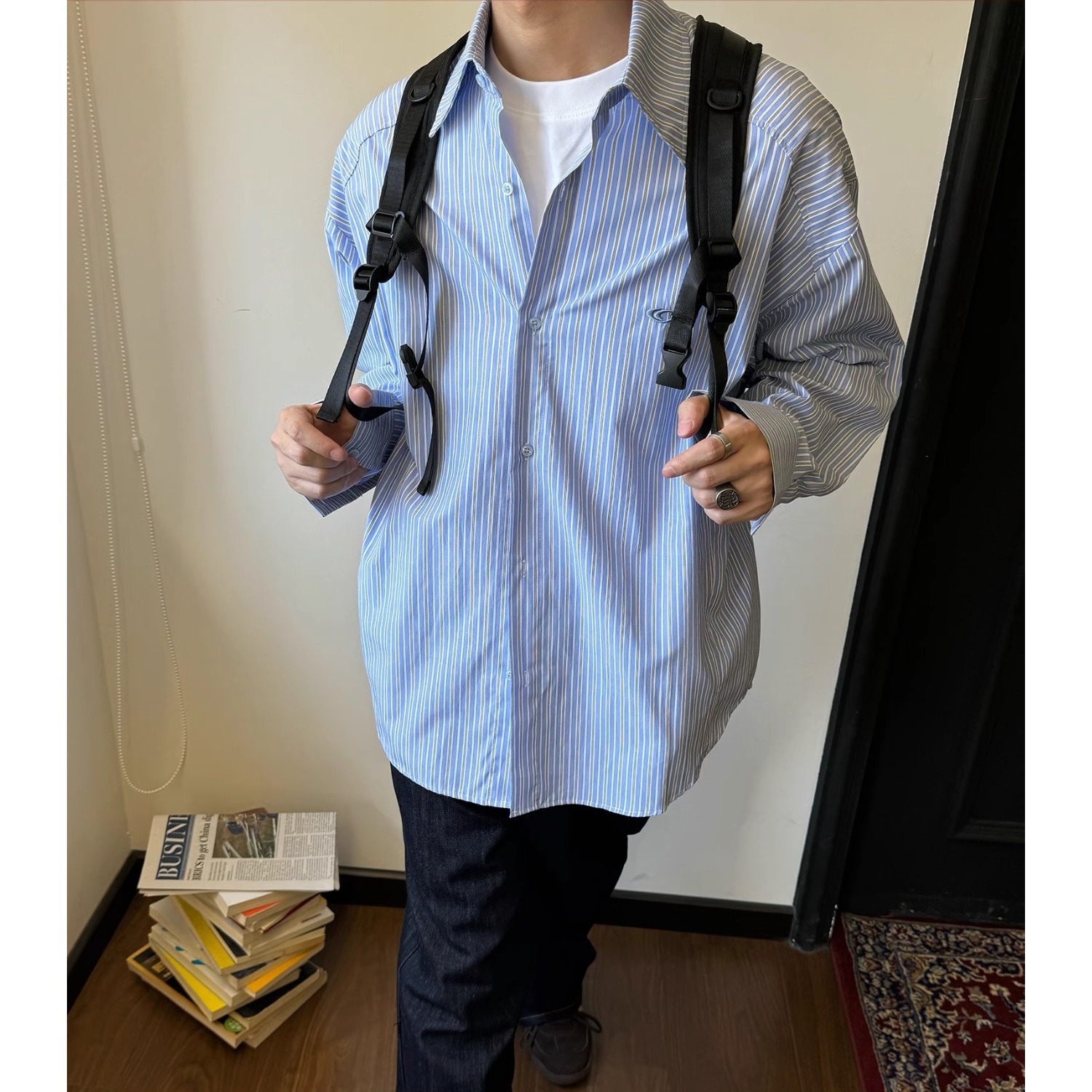 Retro autumn design fashionable trend shirt