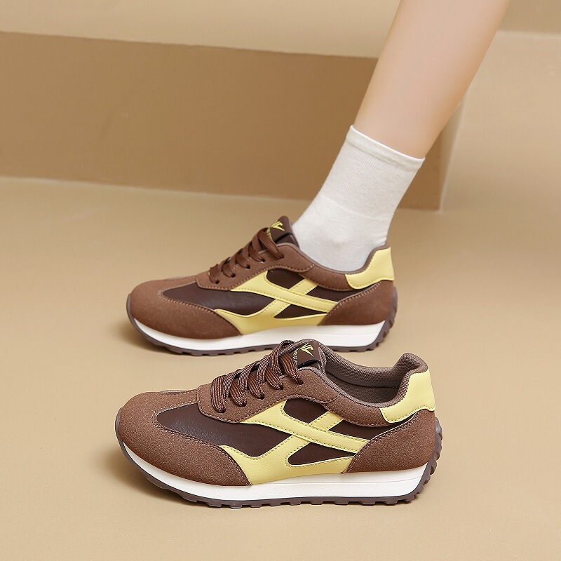 Popular Women's Forrest Gump Shoes 2025 New Autumn Versatile Thick-Soled Sneakers Comfortable Soft-Soled Travel Hiking Shoes