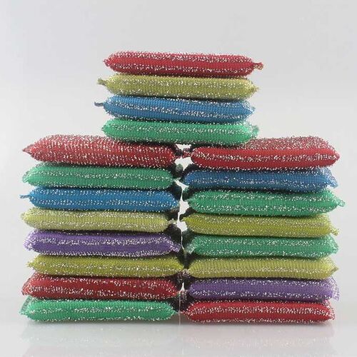 Manufacturer wholesale kitchen dishwashing sponge scouring pad cleaning brush pot brushing dishwashing double-sided magic sponge wipe