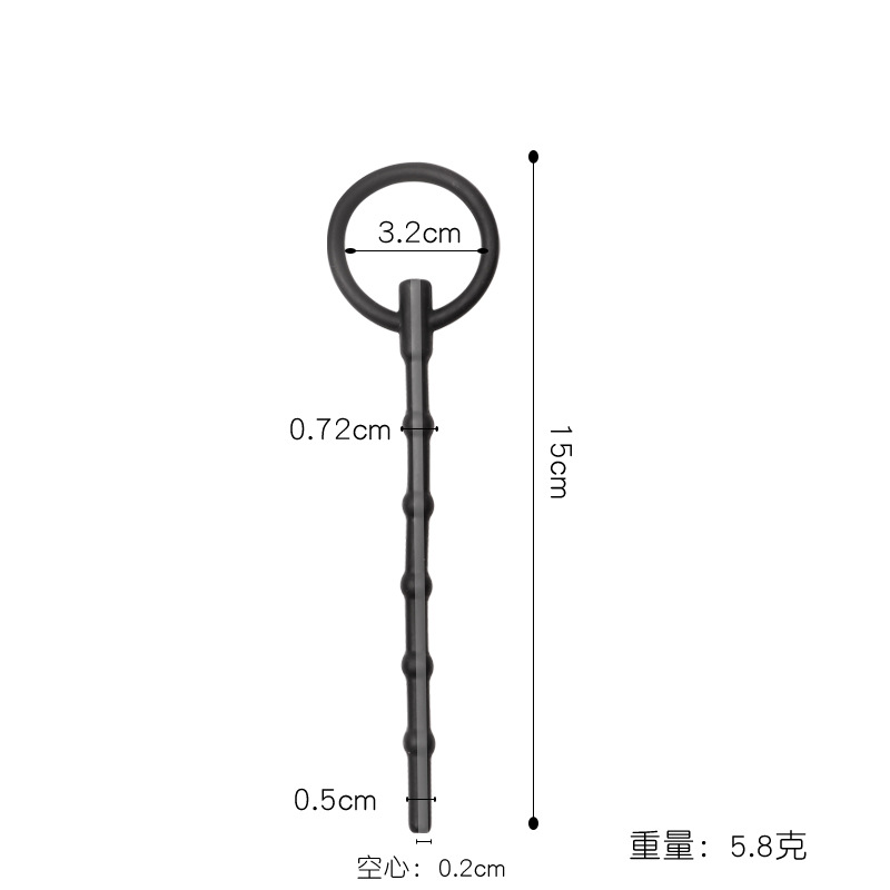Horse Eye Stick Silicone Urethral Dilator Set, Hollow Male Catheter Training Sticks — detail image 3