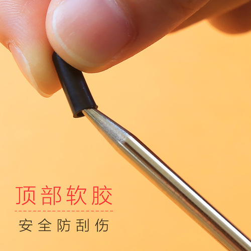 Stainless steel menu inserter financial note summons fork kitchen takeout clip order artifact cashier order pin