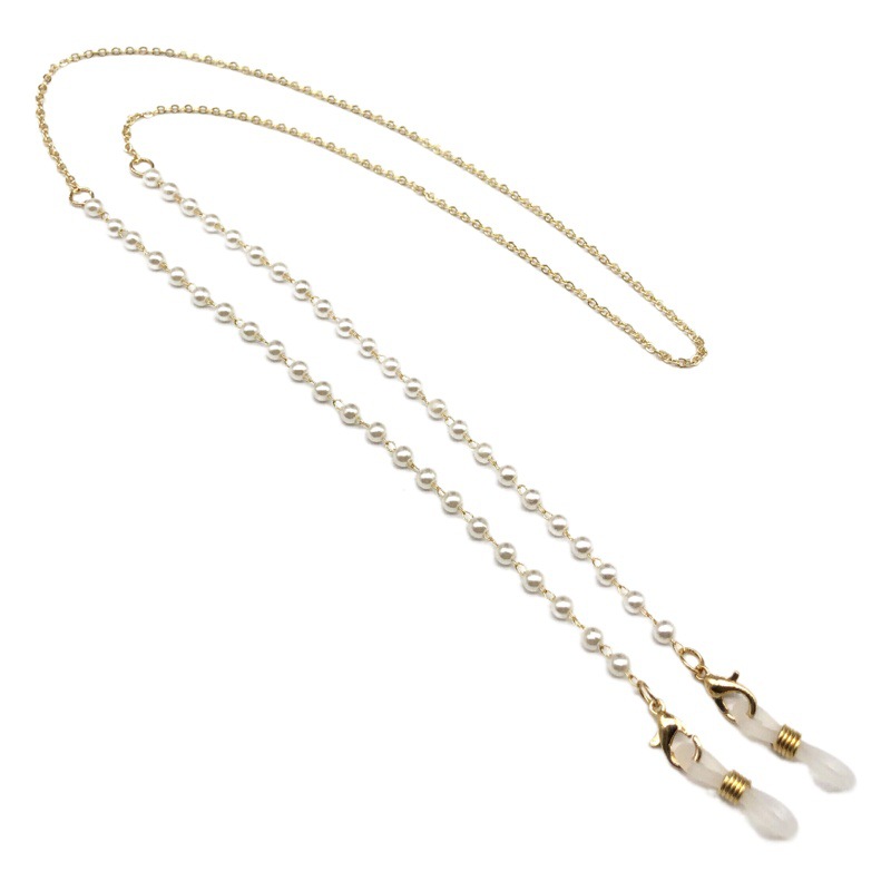 European and American cross-border new glasses chain pearl glasses chain anti-lost mask chain glasses lanyard glasses rope