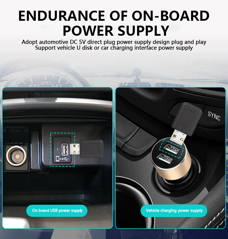 5.1 FM Transmitter Receiver Hands-Free Car Bluetooth Adapter Call Universal New Model_voghion.com