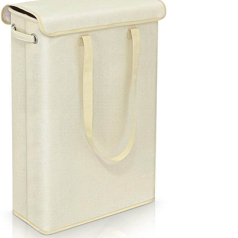 Transfronteriza Amazon cesta de lavandería estrecha tira cesta de lavandería 45L plegable cesta de lavandería dormitorio cesta de lavandería cesta de almacenamiento