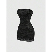 R 28187 Sexy Waist Cinching Bodycon Mini Dress �Ը���������