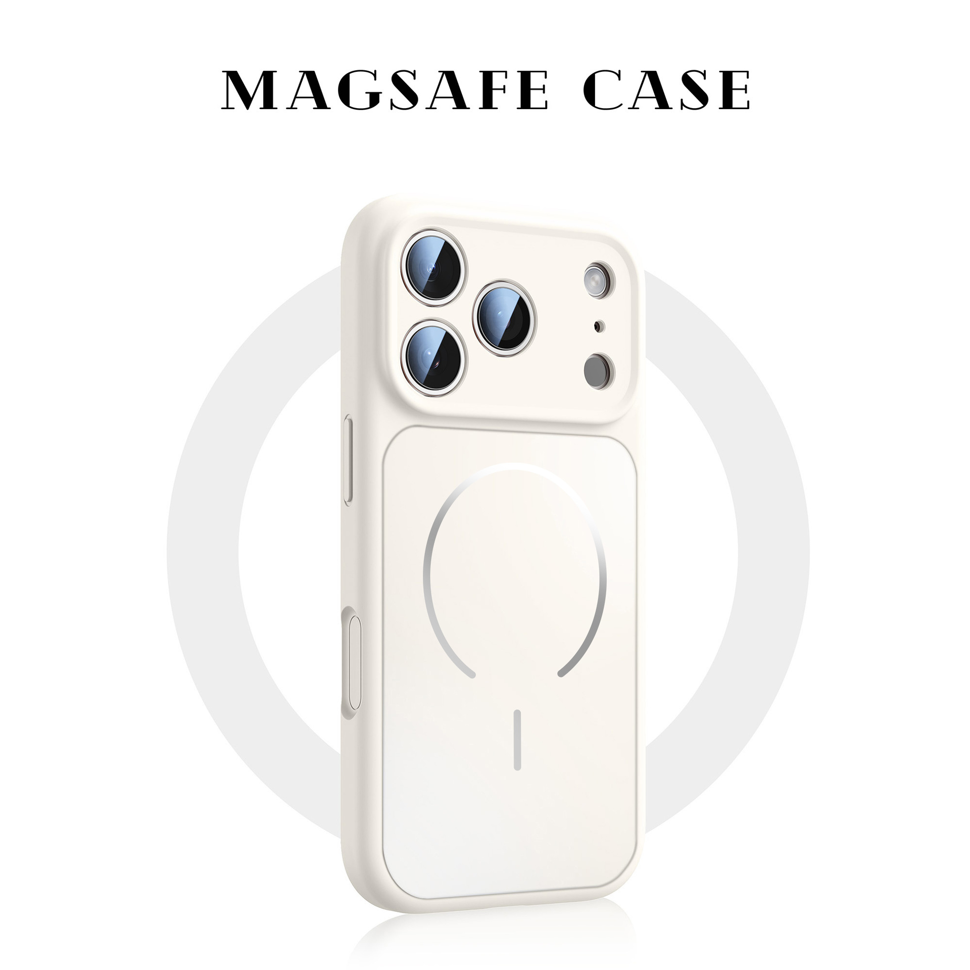 Suitable for Iphone17Promax Mobile Phone Case Liquid Silicone Magnetic Suction Apple 17 All-Inclusive Camera Button Air Soft