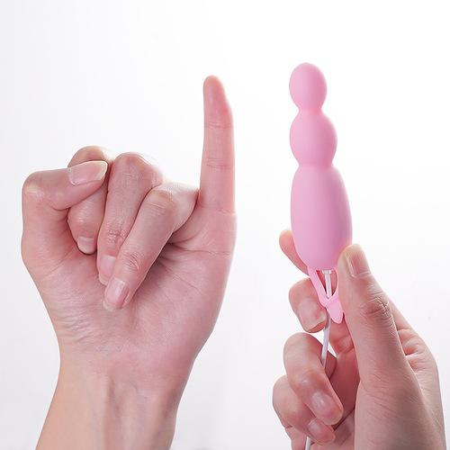Ji Yu Vibrating Egg Vibrating Beads Back Court Silicone Vibrator Anal Expander Female Masturbation Device Adult Sex Toys