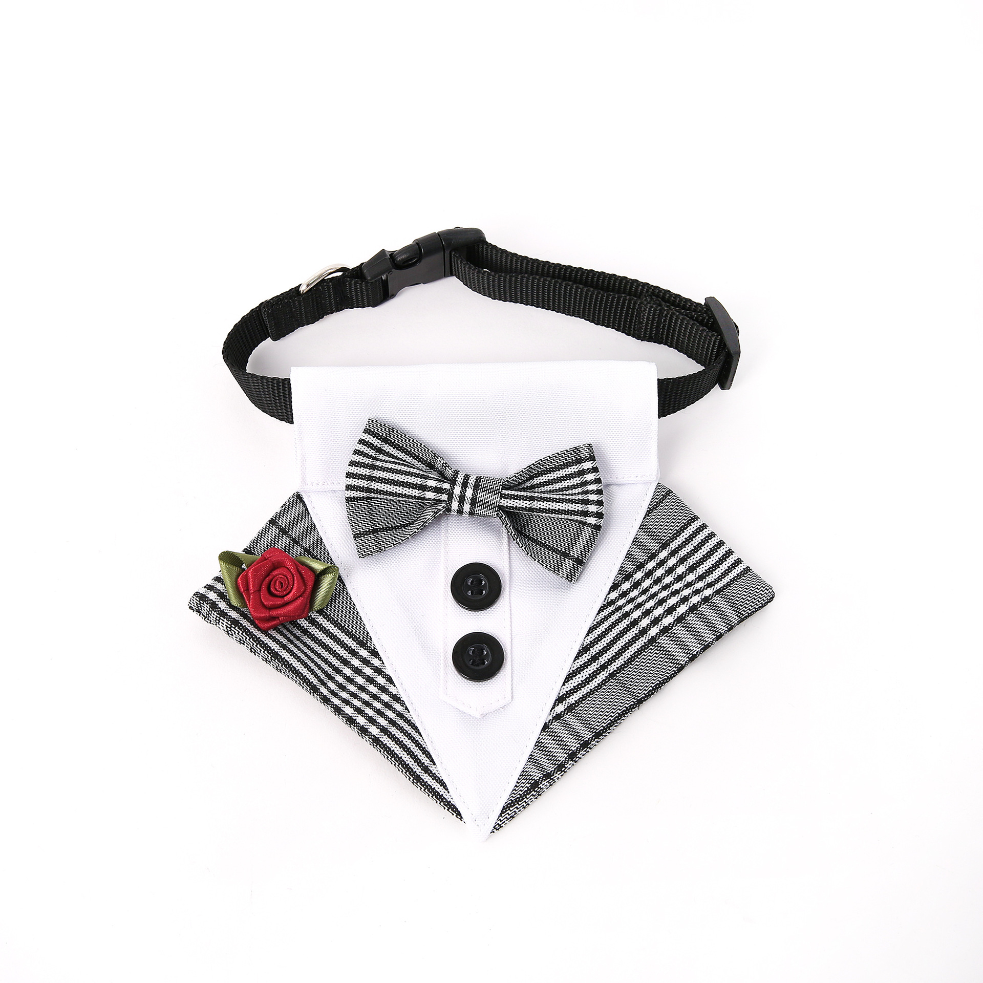 Navidad Año Nuevo transfronterizo nuevo estilo británico trajes de boda toallas de boda toallas de triángulo bufandas para mascotas