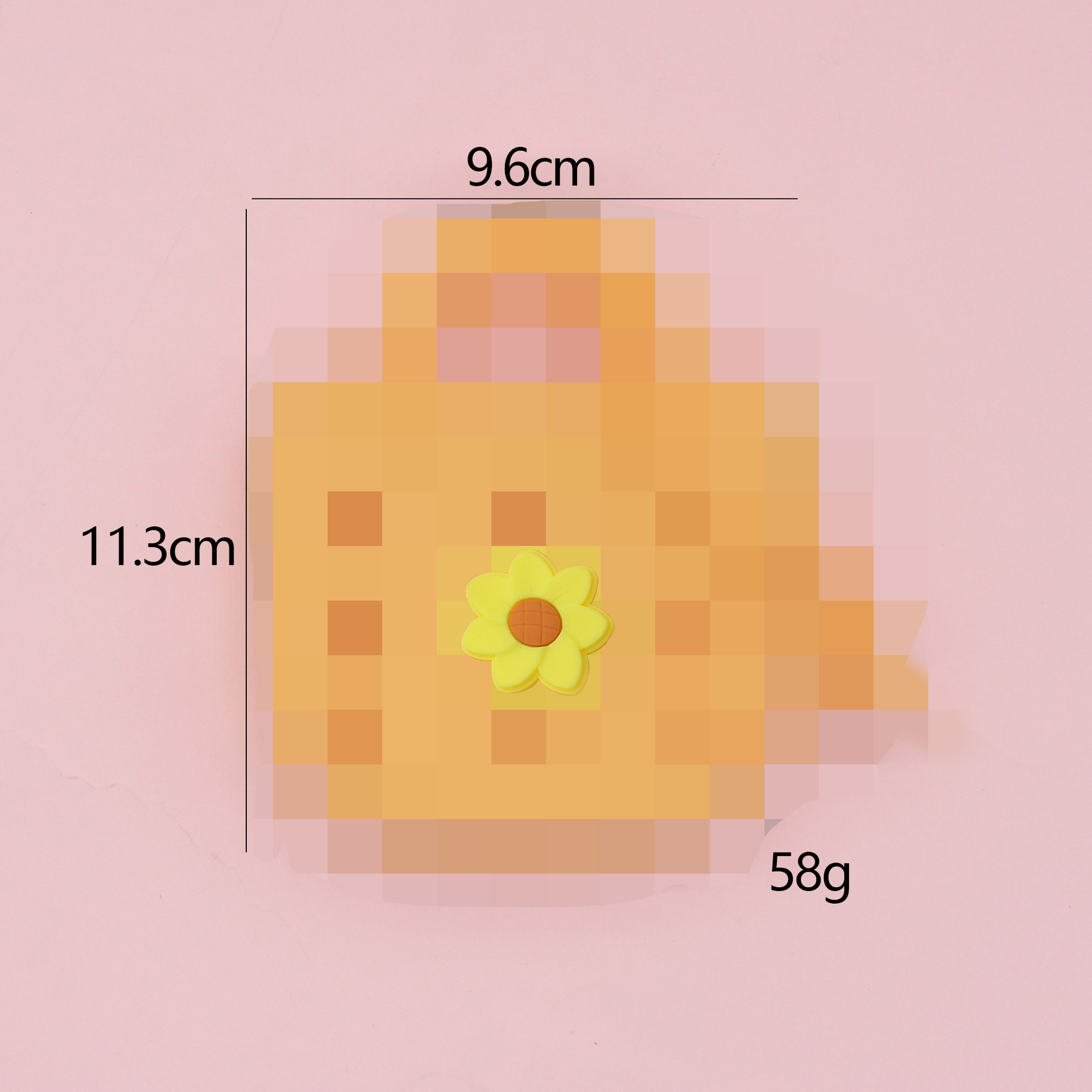 오렌지 옐로우 플라워 백