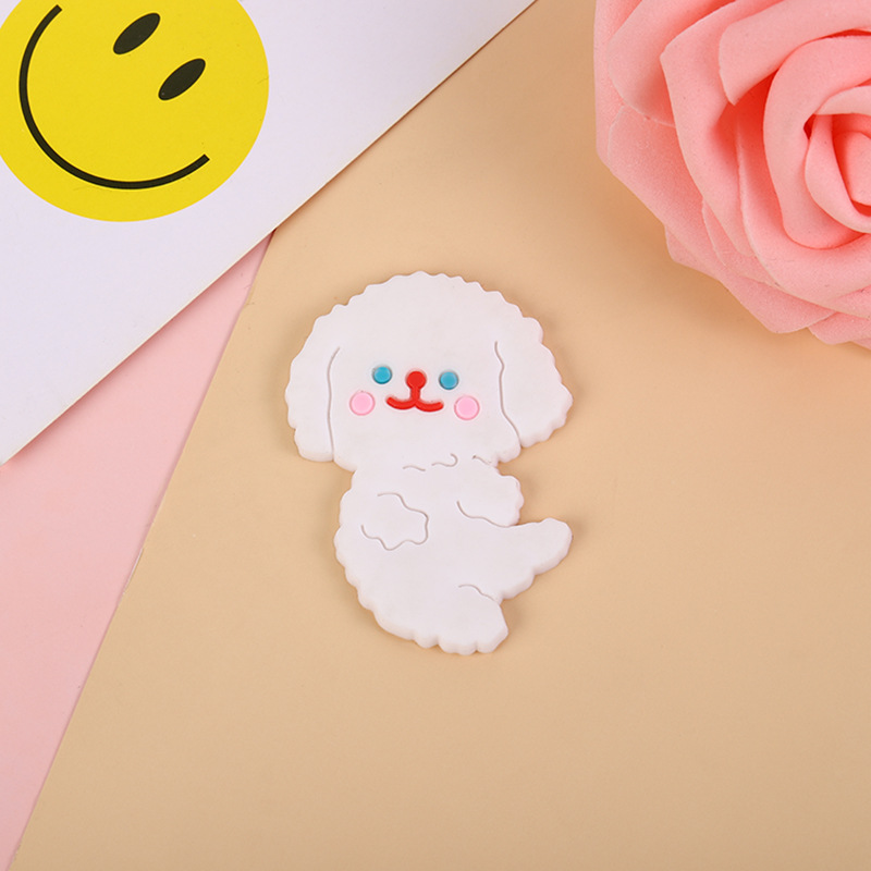 Charm per borsa in gomma morbida con patch cartoon carini_voghion.com