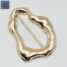 欧美异形金属装饰扣比基尼胸前连接扣风衣腰部调节扣皮带扣腰带扣