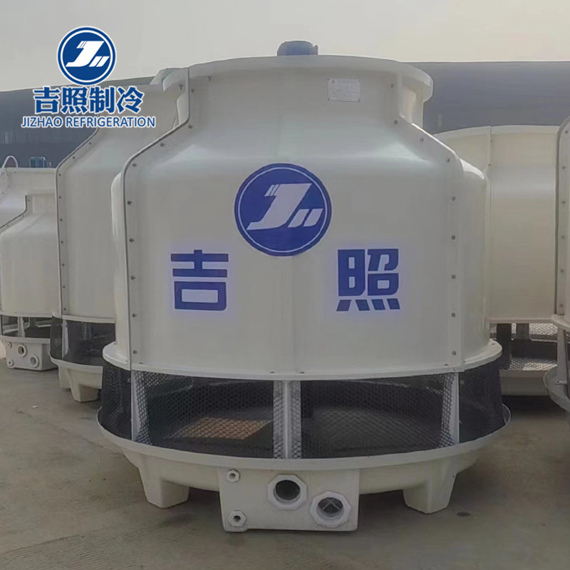 杭州宁波湖州嘉兴冷却塔厂家玻璃钢圆形逆流冷却塔玻璃钢冷却水塔