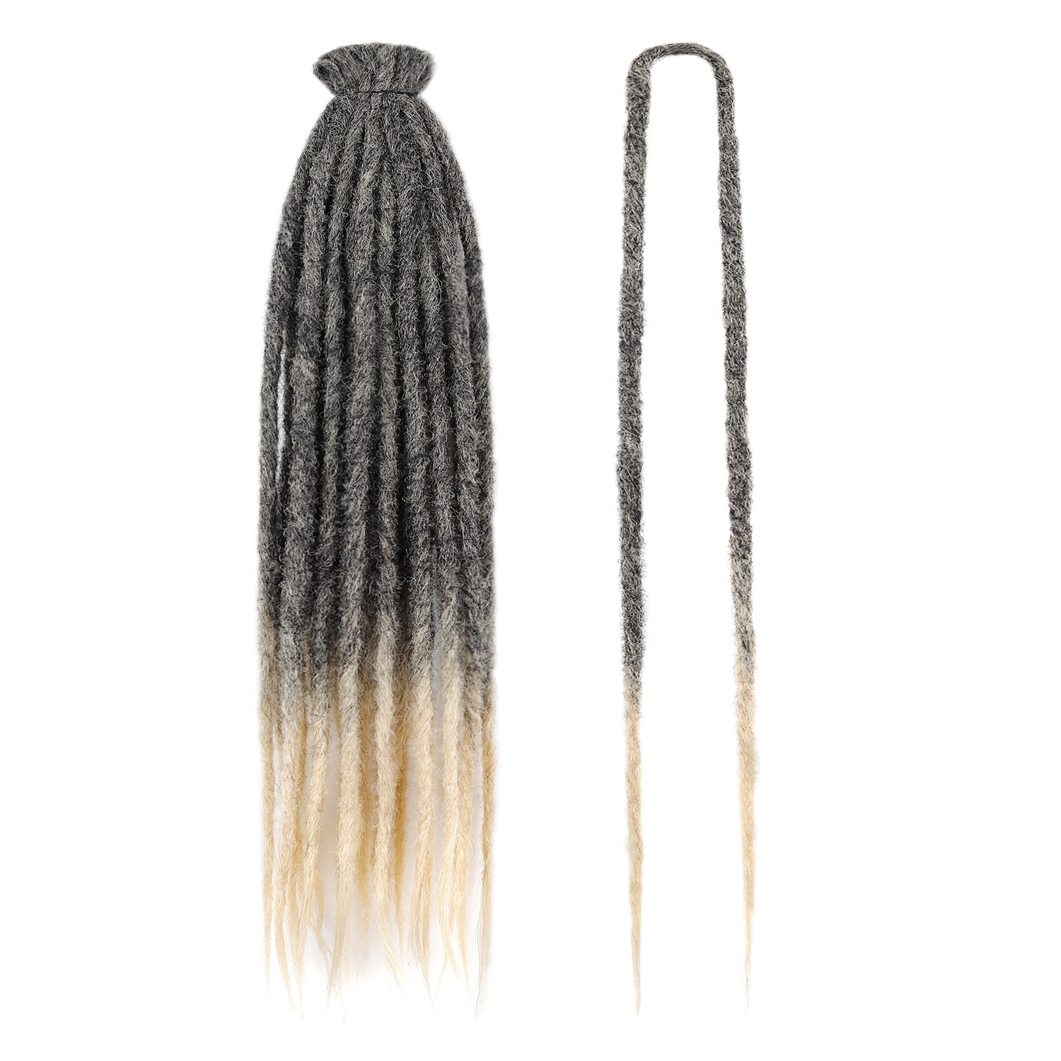 Exportación de comercio exterior europea y americana peruca de crochet una sola mano frotando trenzas africanas hip-hop 24 pulgadas trenzas perucas rectas trenzas