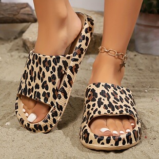 X 2669 EVA Leopard Print Slippers ���y�����Ь �羳�W��