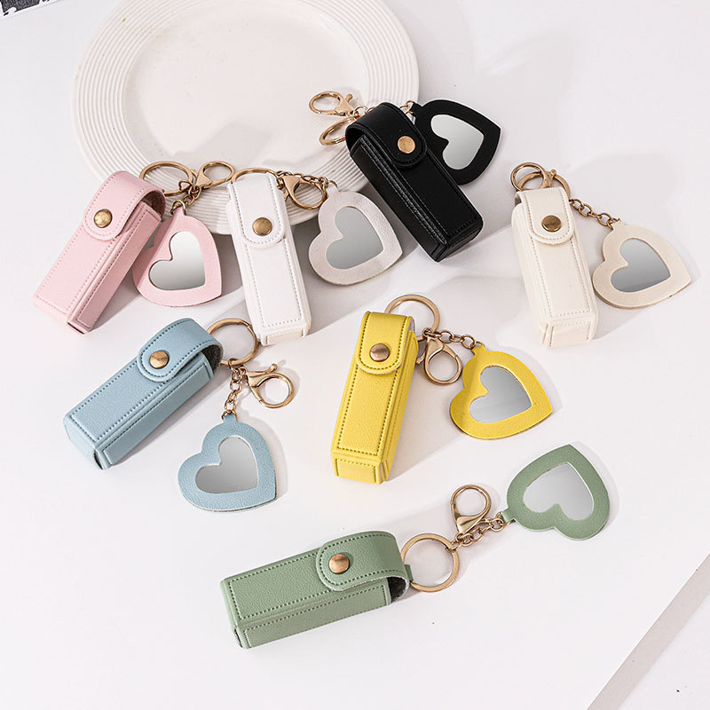Cross-border small mirror mouth red envelope key chain fashion small fragrance pendant creative coin purse key chain gift pendant
