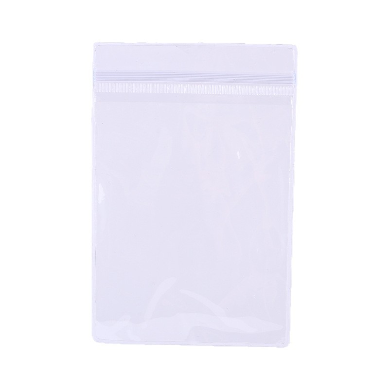 Bolsa transparente de PVC engrosada y antioxidante para pendientes, collares, anillos, almacenamiento de joyas, bolsa autosellable, bolsa de embalaje para sellar joyas