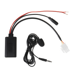 Suitable for Honda Jinyi GL1800 motorcycle 3P AUX Bluetooth cable modification Bluetooth module with MIC microphone