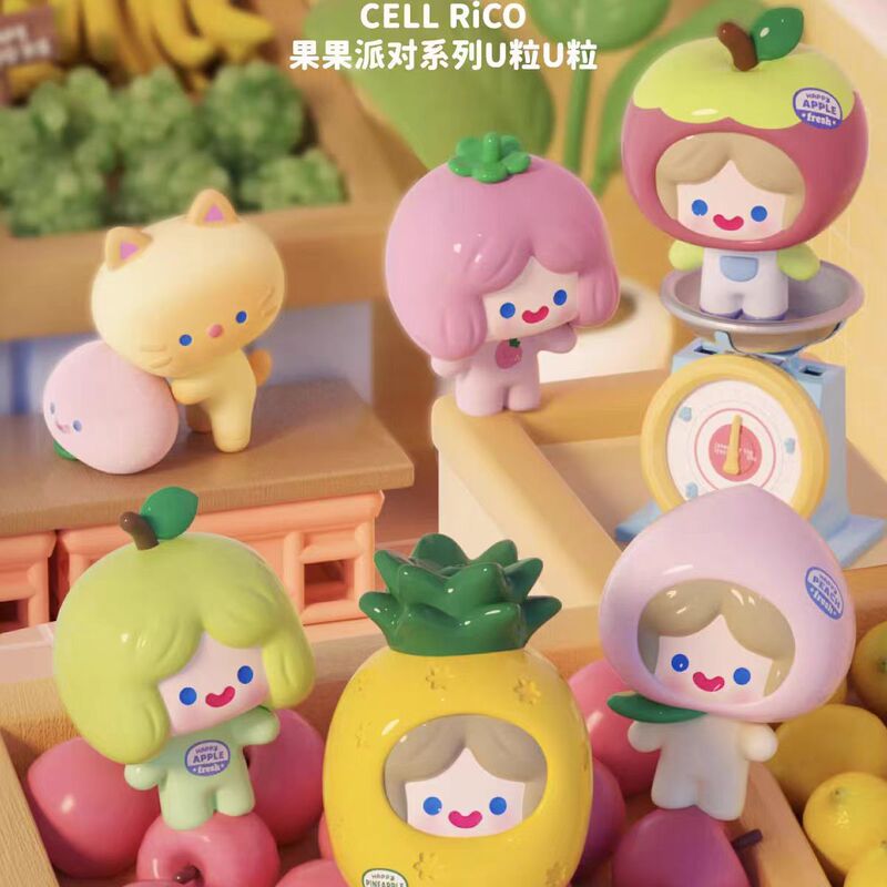 New Product Looking for Unicorn Rico First Generation Cute Fruit Party Series Blind Bag Blind Box Cute Trendy Toys Wholesale Available