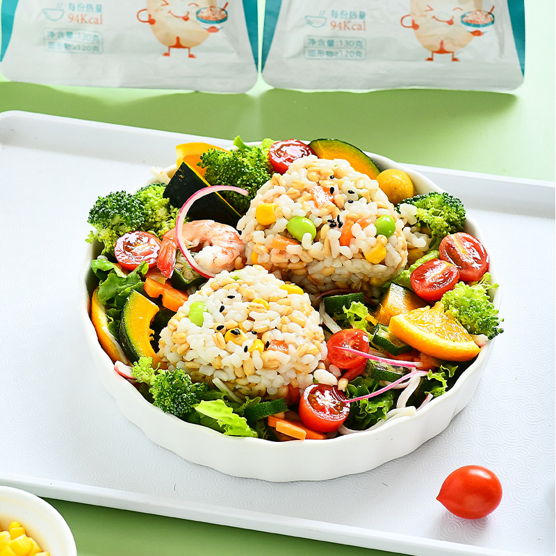 Kuzu Oat Meal Ready-to-Eat Instant Whole Grain Rice Light Meal Snack Main Course Zero Sugar Low Fat Ketogenic Quick-Eat