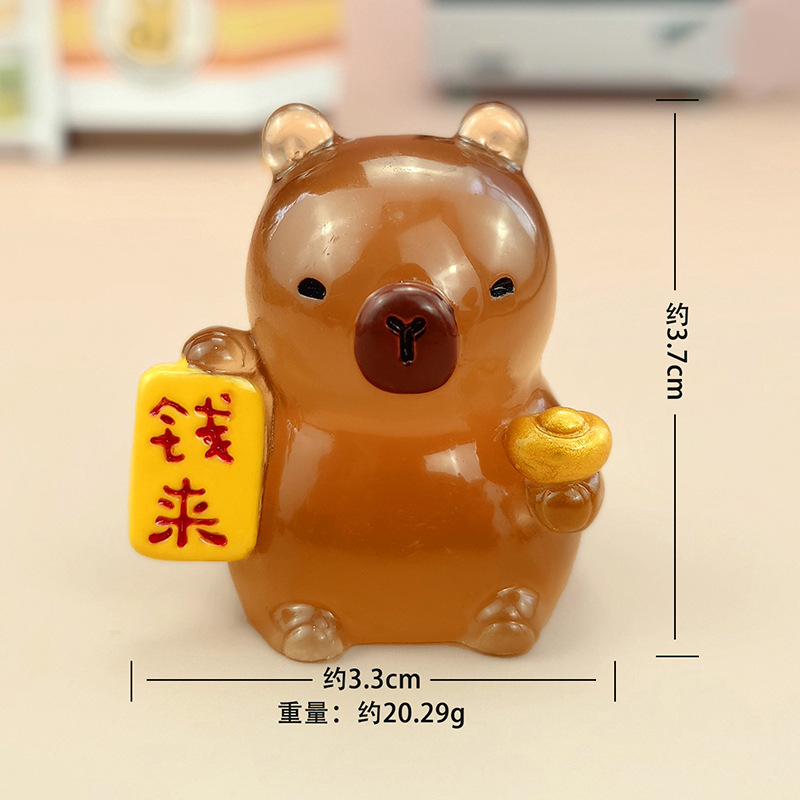 Decoraciones creativas bonitas para el hogar buena suerte Lotus Kabibala resina artesanía decoración de escritorio de oficina