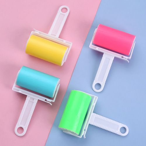 Washable lint stick roller brush lint absorber roller brush clothes depilator brush staining artifact hair clothes lint remover
