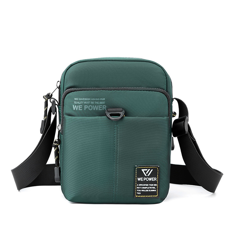 WEPOWER mini bolsa de mensajero bolsa de tela de nylon para hombre bolsa de ocio para hombre bolsa de hombro para deportes al aire libre Mochila pequeña