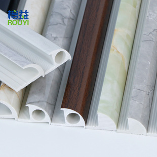 Factory direct wholesale engineering project custom arc ceramic tile sun corner trim strip PVC Tile Trim