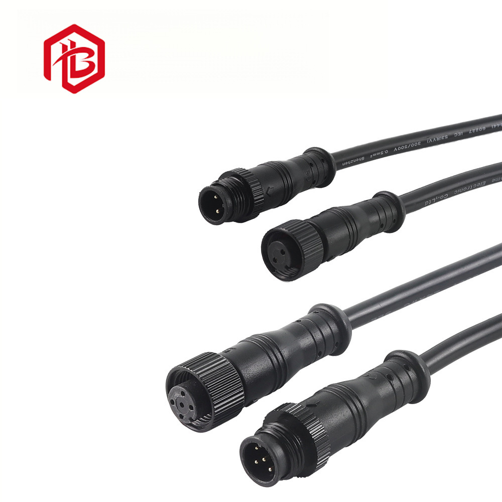 厂家供应M12金属螺母系列插头通讯设备养殖地暖防水连接器