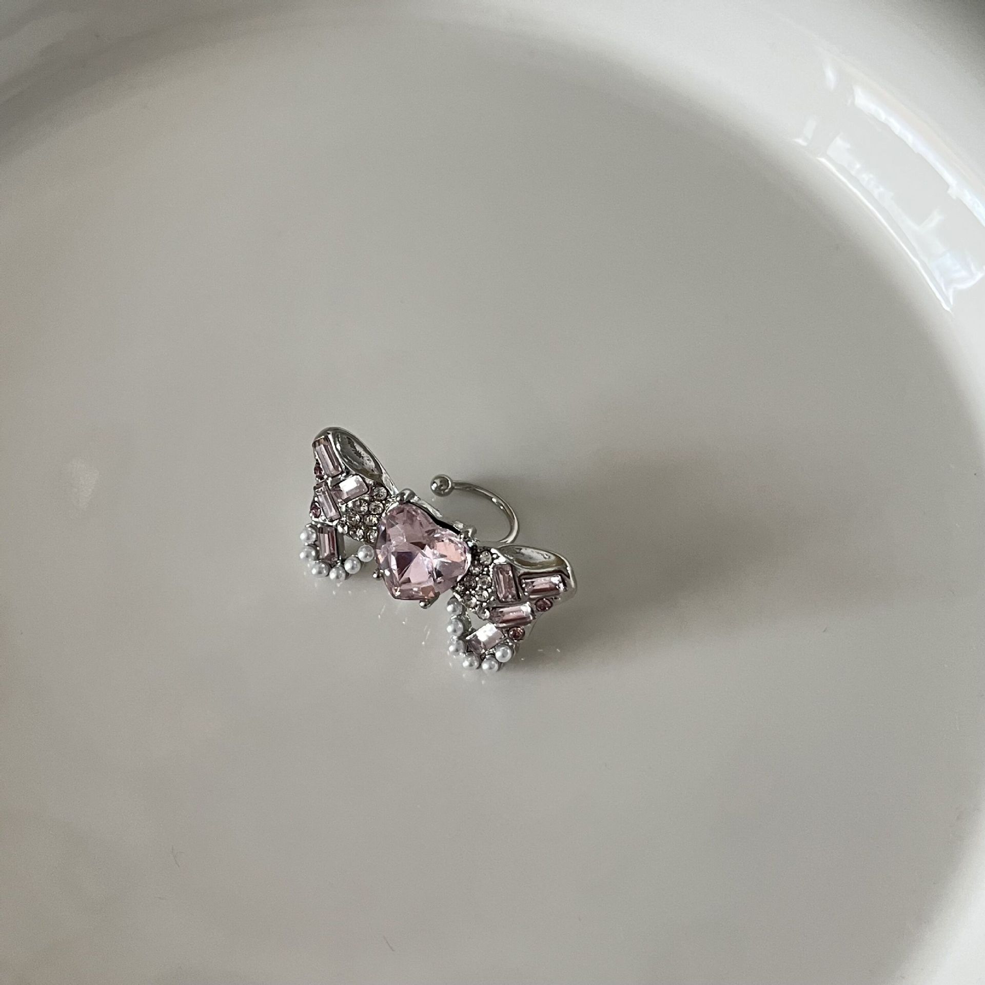 Fashion Heart Shape Alloy Inlay Rhinestones Womenu0027S Pendant Necklace