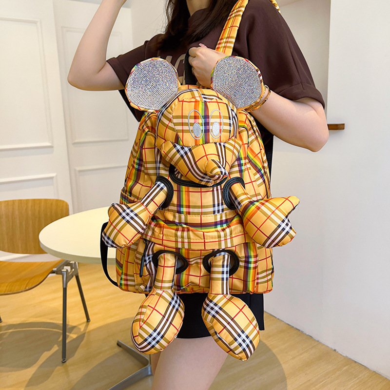 Cross-Border Trendyy Backpack Female Ins Cartoon Cute Doll School Bag Personalized Kidsren's Doll Bag Casual Backpack Cross-Border Trendyy Backpack Female Ins Cartoon Cute Doll School Bag Personalized Kidsren's Doll Bag Casual Backpack