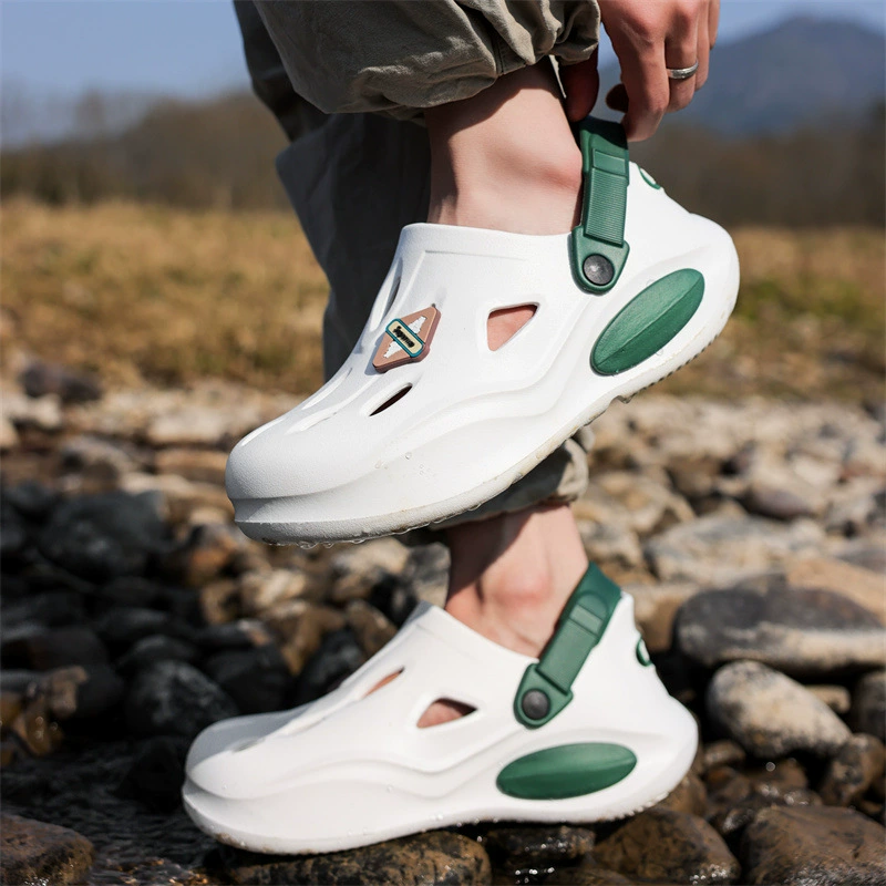 2025 новый стиль толстой подошвы мода молодежная дышащая пляжная обувь мужская повседневная обувь для внешней торговли трансграничная оптовая торговля