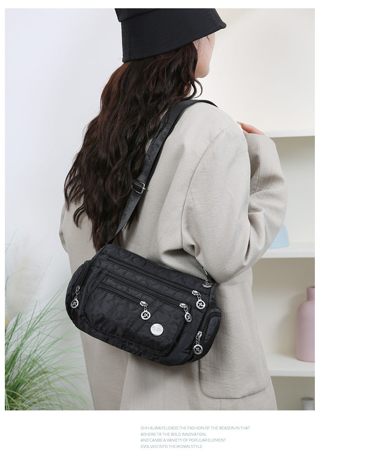 Crossbody bag for women 2025 New style middle-aged women's bag, large capacity single-shoulder mom bag, versatile, casual and fashionable women's bag undefined