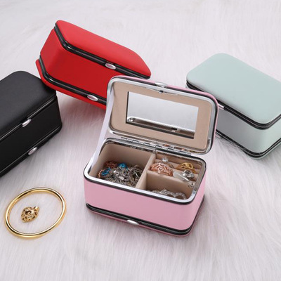 现货不锈钢折叠指甲剪 双层首饰珠宝收纳韩版 6件套修甲美容套装|ms