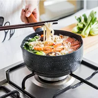 Кастрюля Xueping для рисового/пшеничного молока, антипригарная, японского стиля, для дома, для детского прикорма, для быстрого приготовления лапши, электромагнитная плита, пароварка