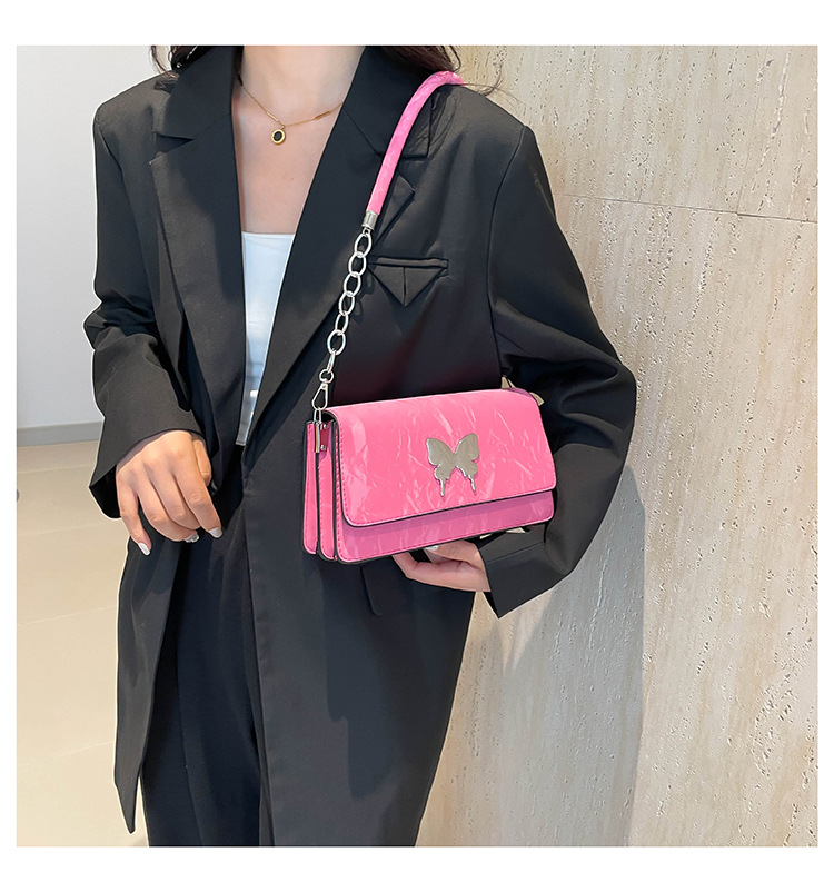 Modische und einfache Schleife Handheld Unterarm Damen 2024 Neue Stil Kette Mode Single Schulter Pendler Kleine Quadrat_voghion.com