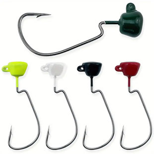 Ned hook cup head lead hook Luya soft bait soft insect hook wide hook anti-hanging bottom anti-off bait Luya fish hook wholesale