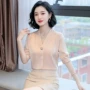 宽松显瘦气质短袖衬衫