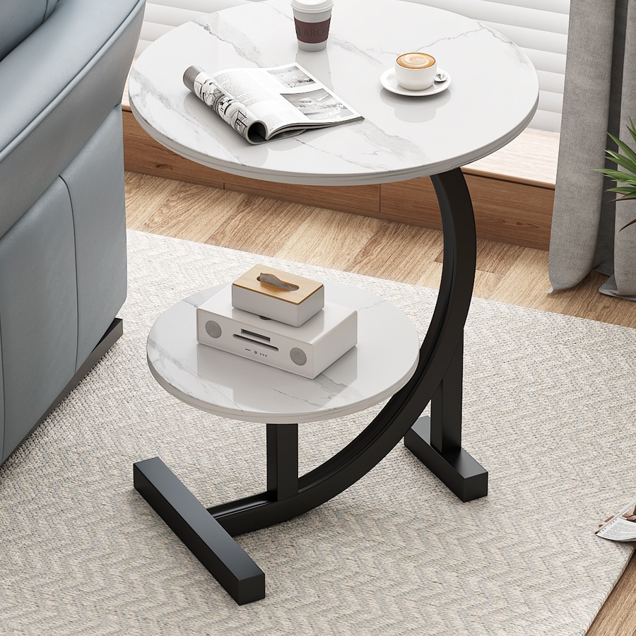 Living Room Balcony Small Tea Table Small Round Table Sofa Side Table Small Creative Coffee Table Trendy Simple Modern Leisure