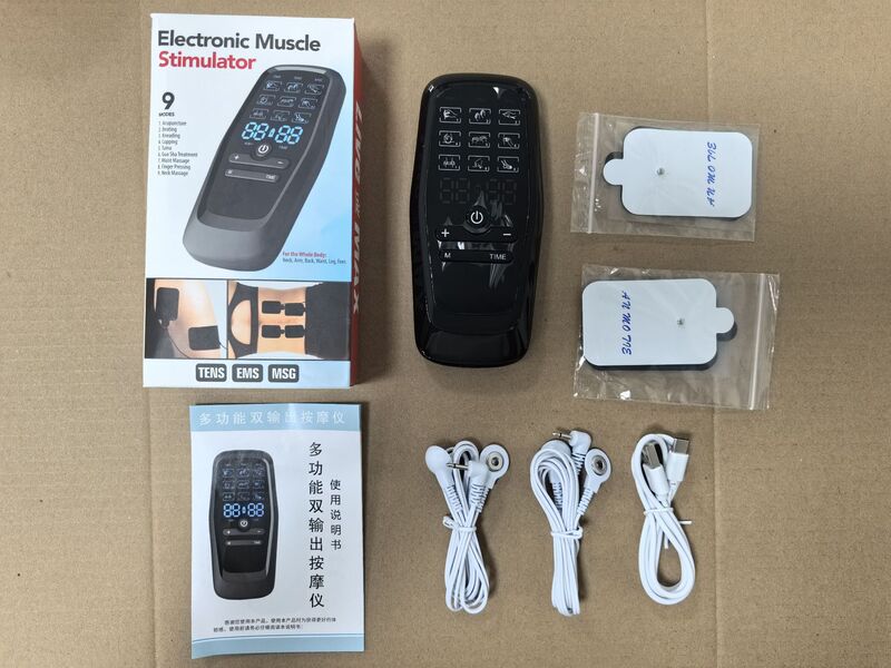 国境を越えた売れ筋のデュアル出力デジタル経絡マッサージャー中低周波電気刺激マッサージャーパルス理学療法マッサージャー|undefined