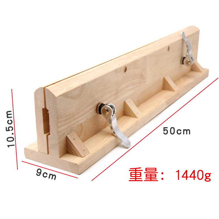Diy工具手作り皮革製革縫い木クリップ横型皮革デスクトップ縫い線固定架木枠|undefined