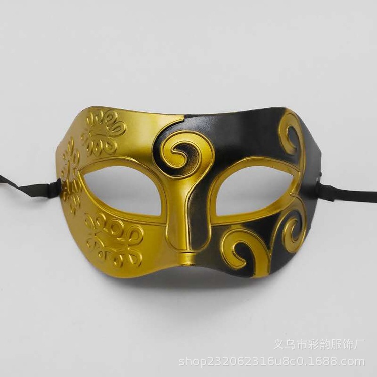 Máscaras de baile de máscaras de príncipe romano máscaras de princesa esculpida máscara de mitad de cara bar nightclub misteriosa máscara de ojos