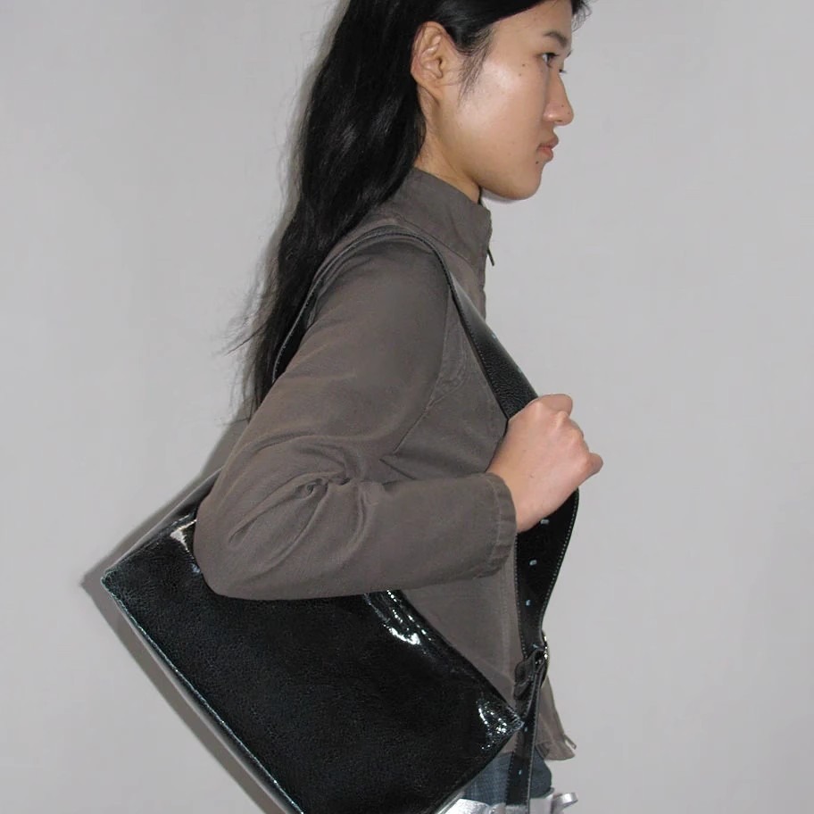 PalomaWool 2023 Square Teabag Full Leather Square Crossbody Bag