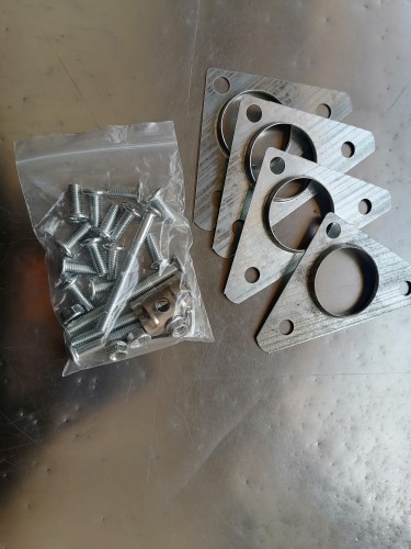 不锈钢置物架螺丝配件螺母弧片护片内角外片工作台立架配件紧固件