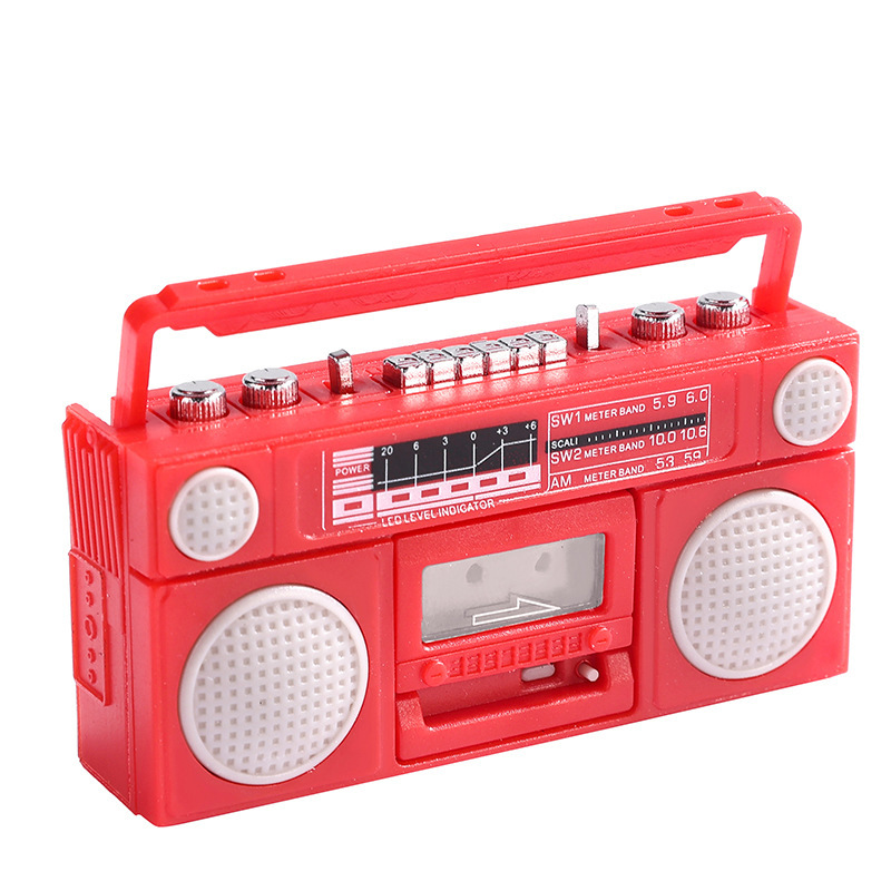 1:12人形屋ob11ミニモデルシーンgsc食游部品レトロラジオレコーダー受信机