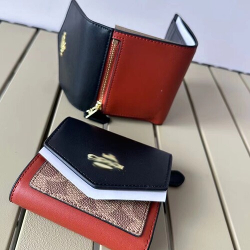 2024 New Unisex Stylish Simple Multifunction Envelope Card Case Tri-fold Short Wallet Gift Box