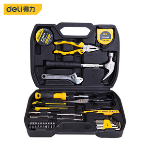 deli (deli) household tool set electrician Carpentry Maintenance Hardware Manual set 31 sets DL5972