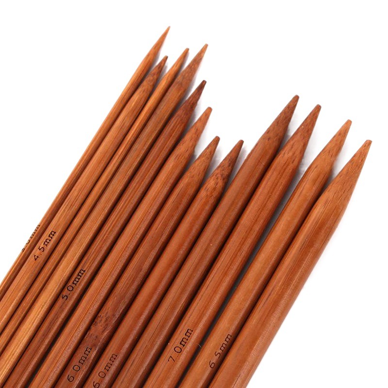 Suéter aguja carbonizada aguja de bambú de lana aguja recta palo Aguja traje tejido bufanda sombrero Lana Palo aguja 36/25cm